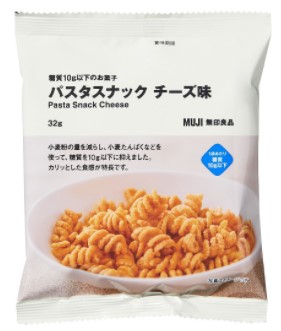無印良品　パスタスナック　チーズ味
